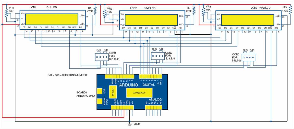 lcd screen circuit diagram