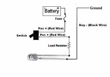 led circuit diagram with switch