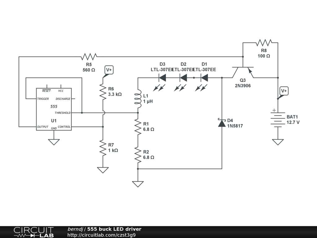 led driver circuit diagram