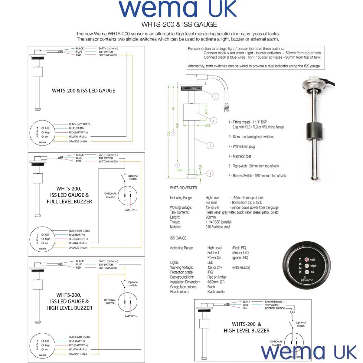 led fuel gauge schematic diagram