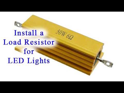 led load resistor wiring diagram