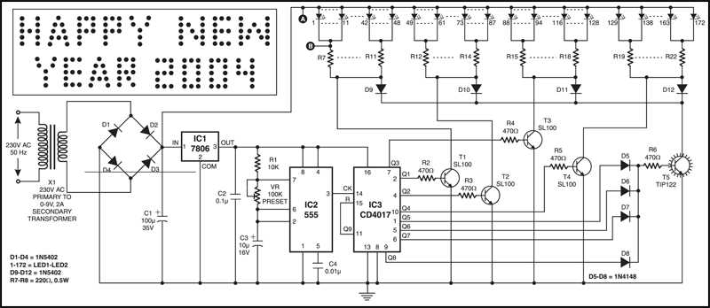 led screen schematic diagram
