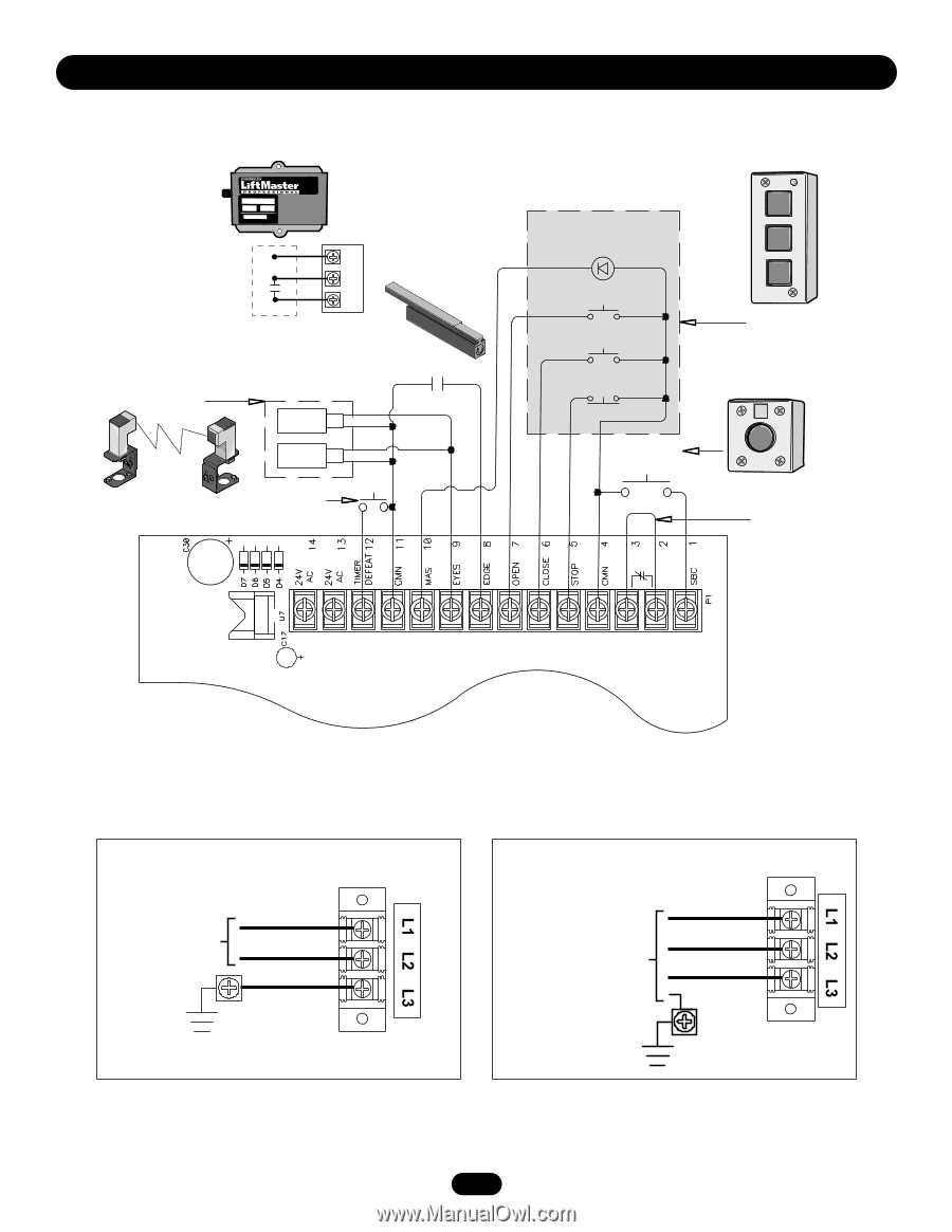 liftmaster sensor wiring diagram liftmaster sensor wiring diagram
