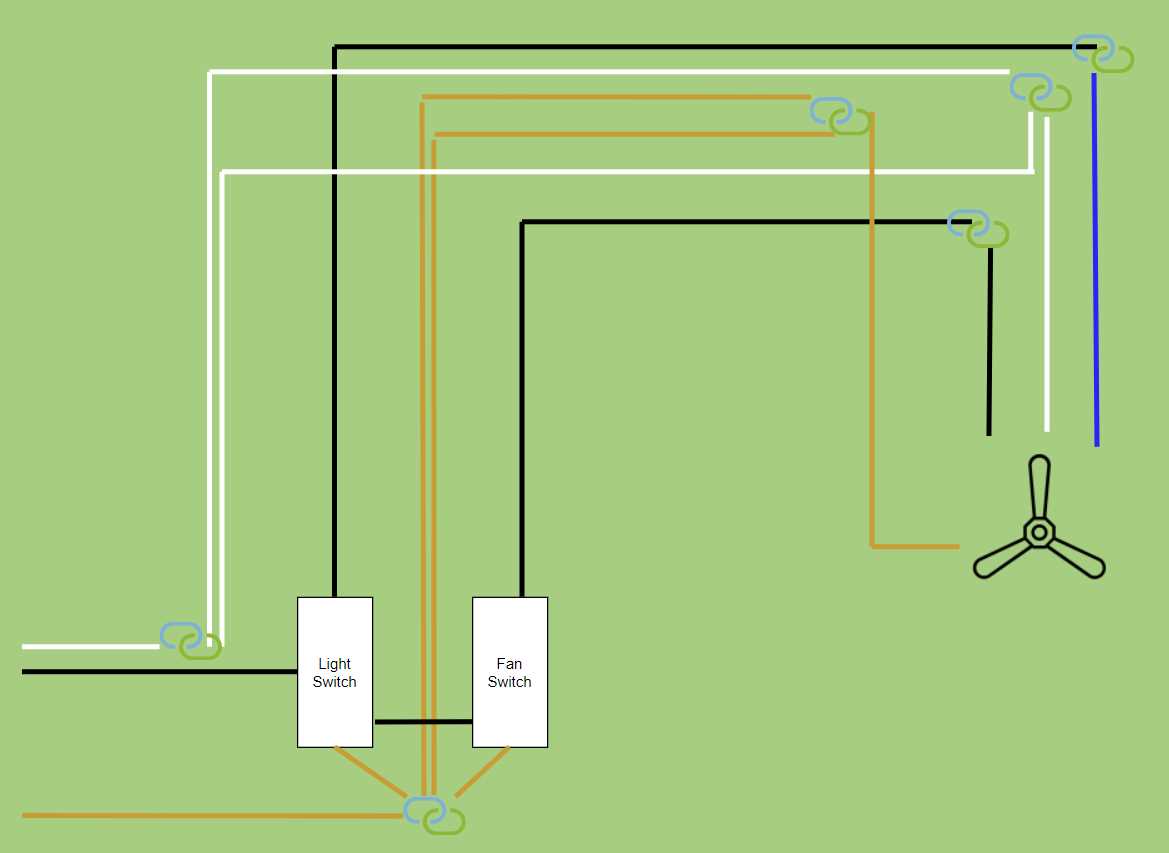 light and fan switch wiring diagram