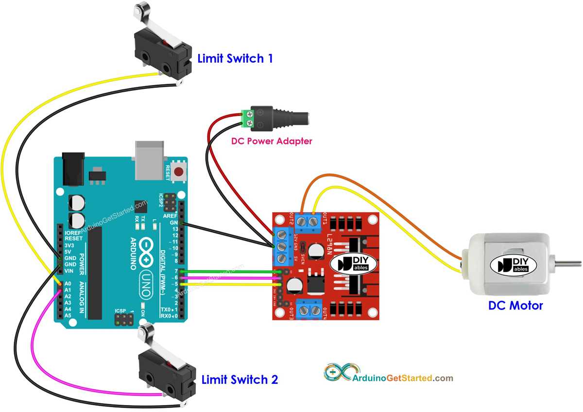 limit switch schematic diagram