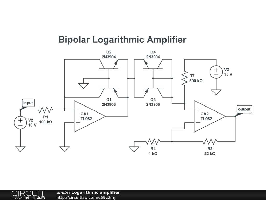 logarithmic amplifier circuit diagram logarithmic amplifier circuit diagram