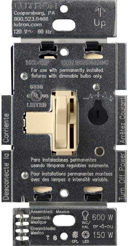 lutron toggle dimmer wiring diagram