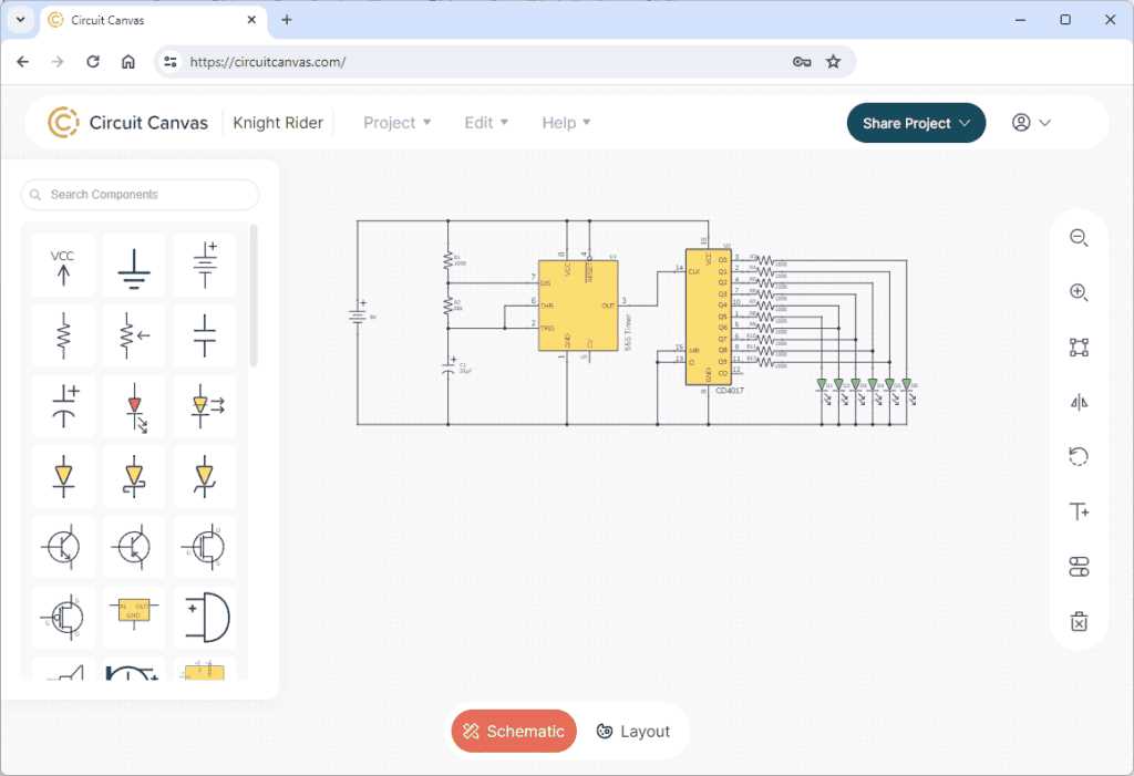 make circuit diagram