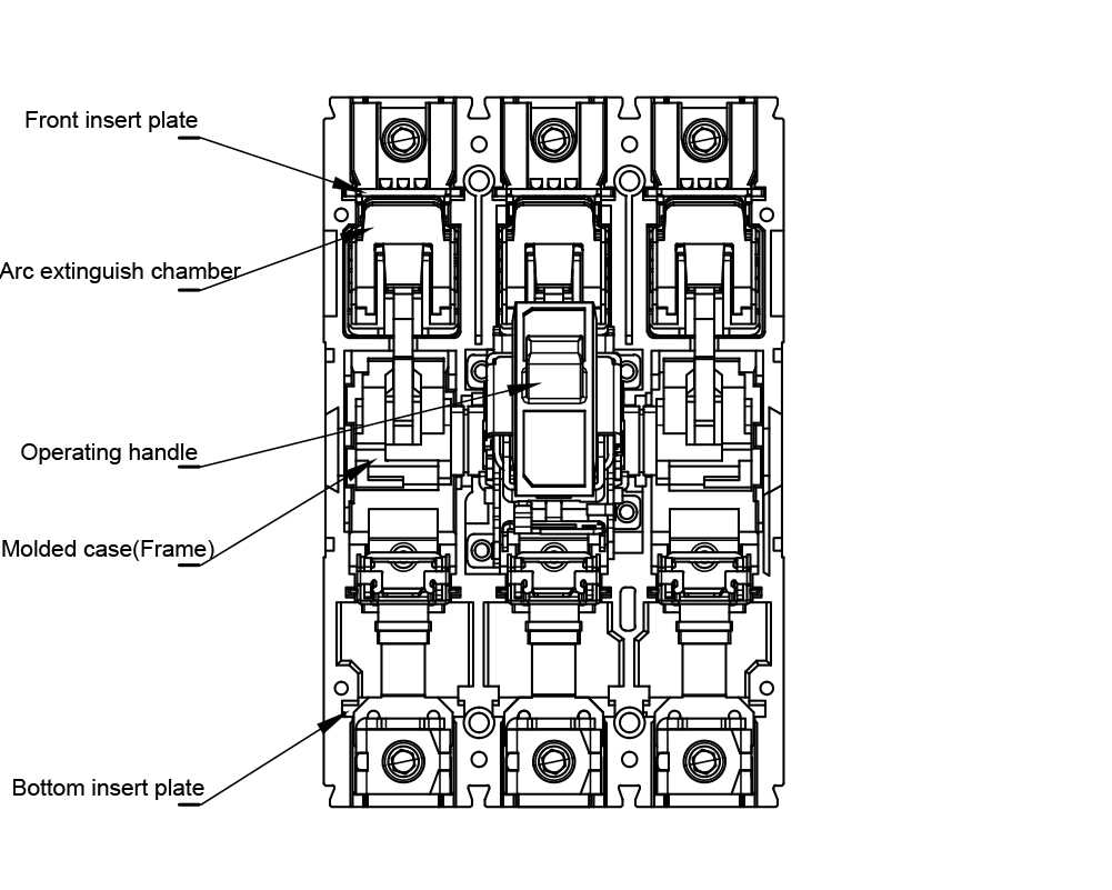 mccb circuit breaker diagram mccb circuit breaker diagram