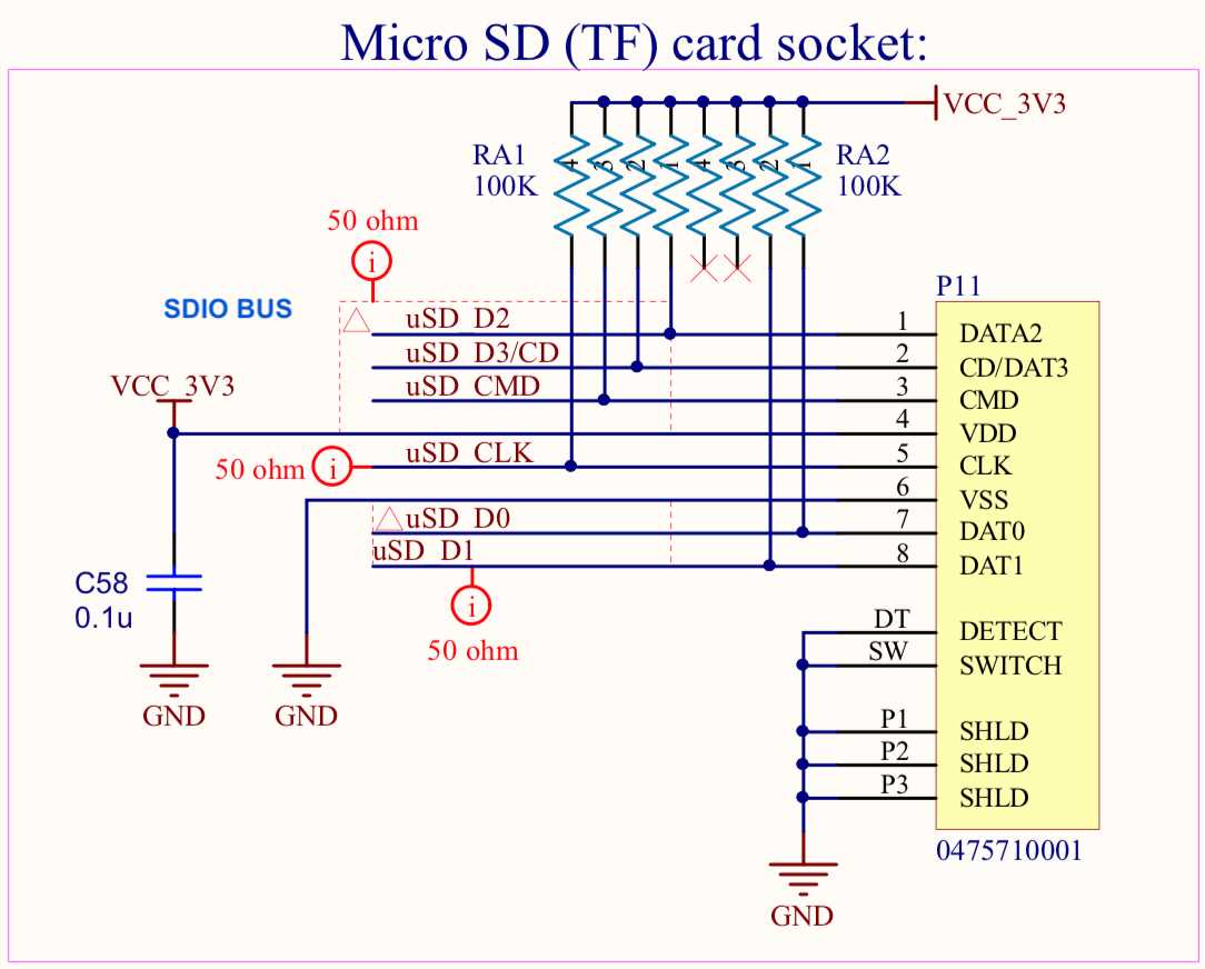 microsd schematic diagram microsd schematic diagram