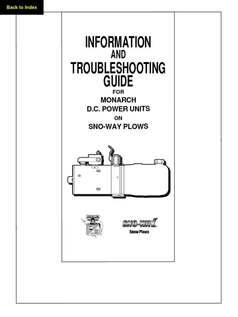 monarch hydraulic pump wiring diagram