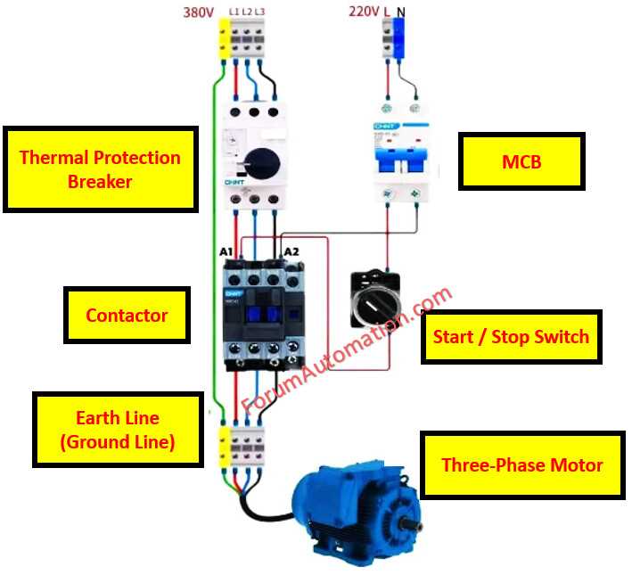 motor protection circuit breaker diagram motor protection circuit breaker diagram