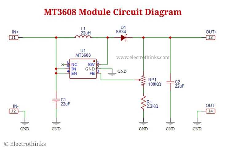 mt3608 circuit diagram