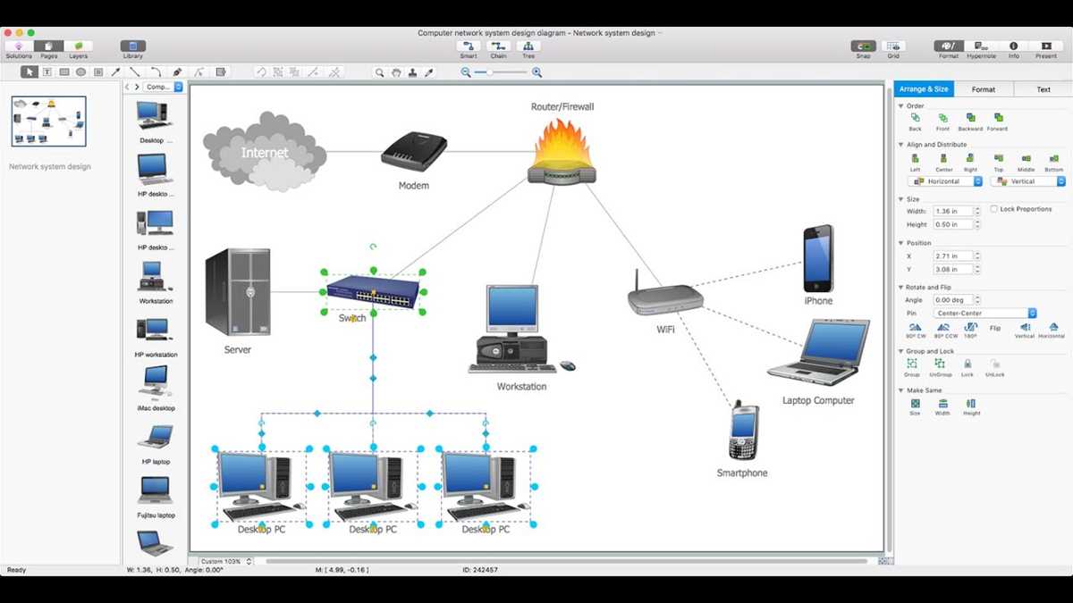 network schematic diagram software