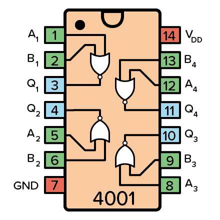 nor schematic diagram