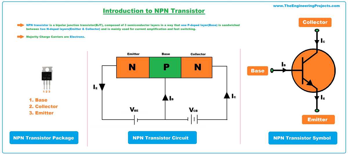 npn transistor schematic diagram