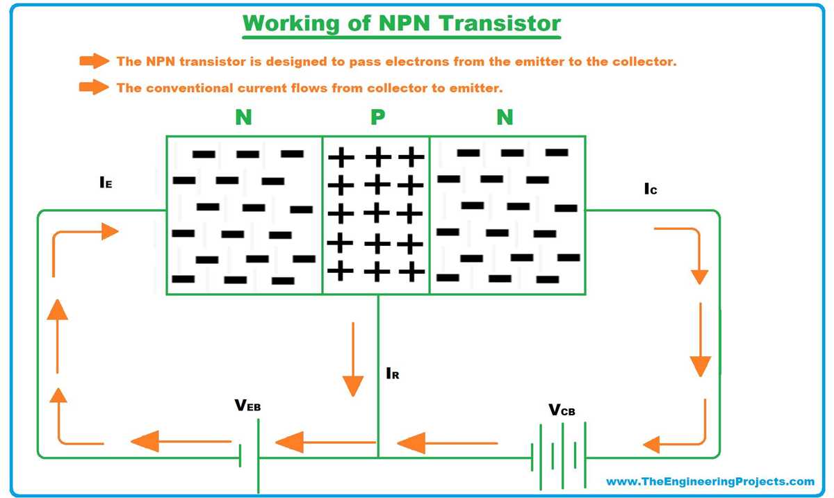 npn transistor schematic diagram