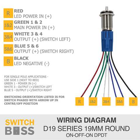 3 pin on/off switch wiring diagram
