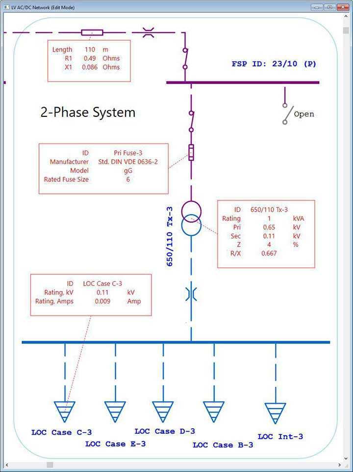 one line diagram electrical schematic