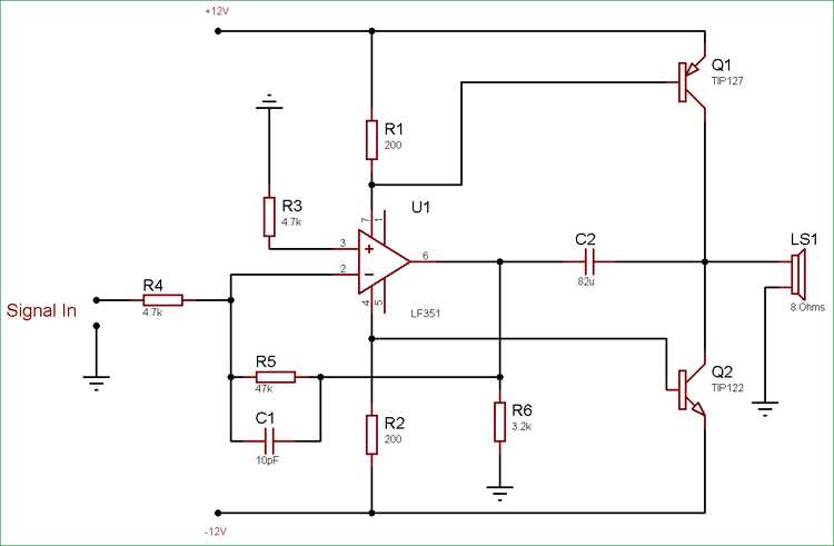 operational amplifier circuit diagram