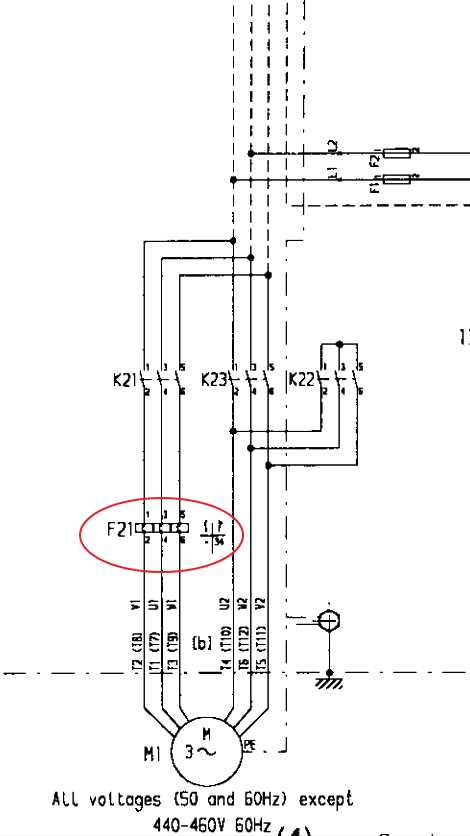 overload relay schematic diagram