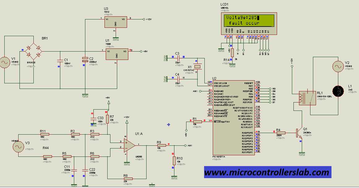 overvoltage and undervoltage protection circuit diagram