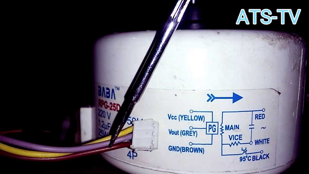 panasonic ac fan motor wiring diagram