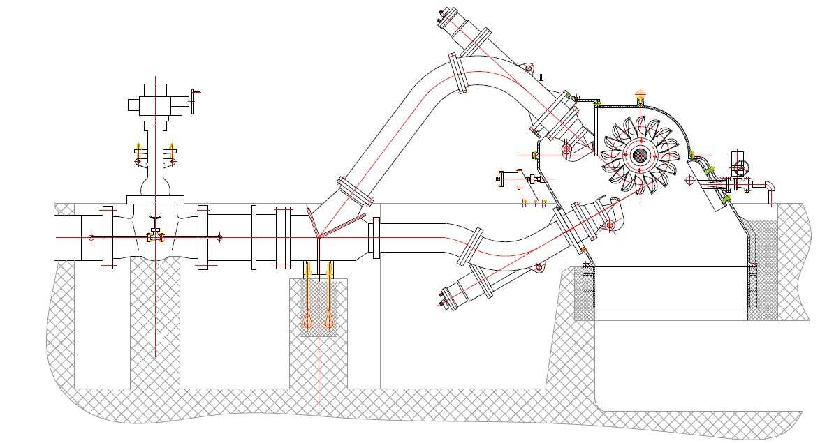 pelton turbine schematic diagram pelton turbine schematic diagram