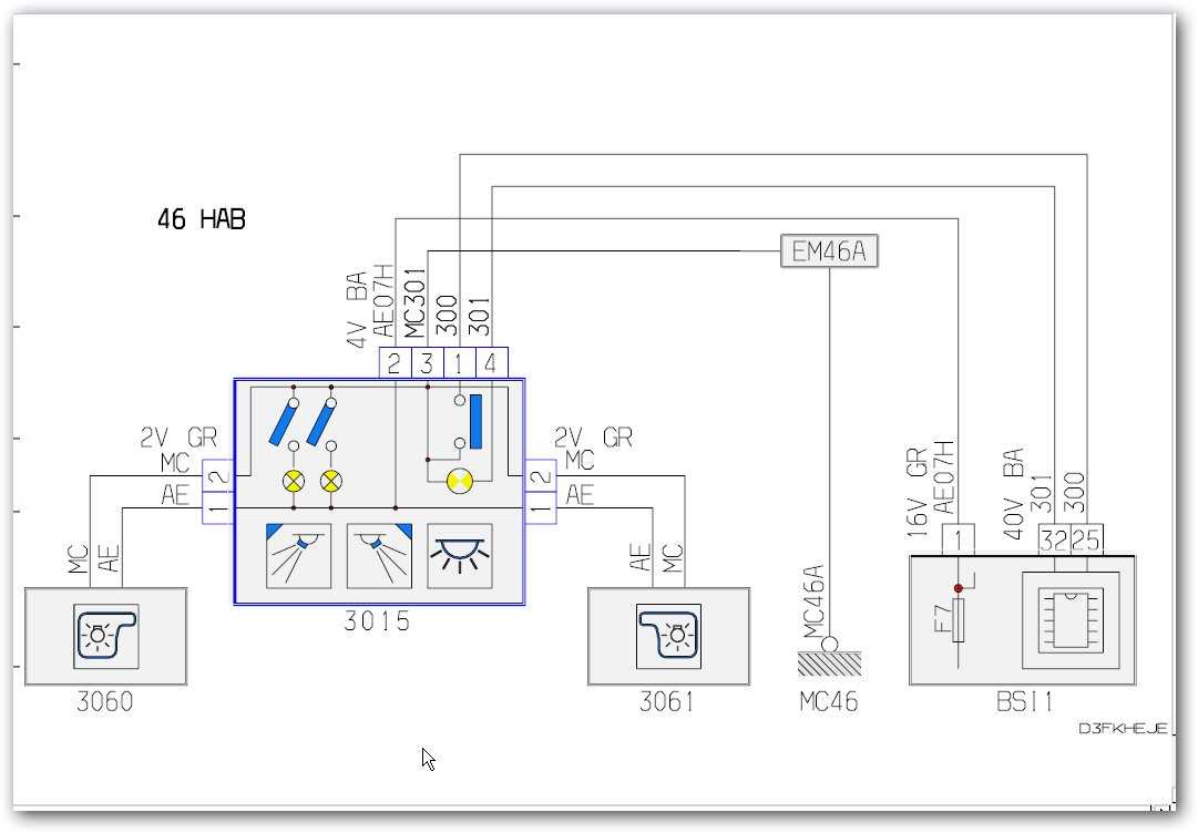 peugeot 307 schematic diagram