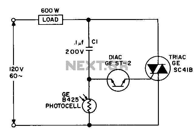 photocell circuit diagram photocell circuit diagram