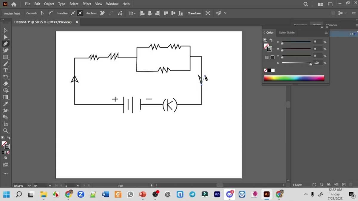 physics circuit diagram maker