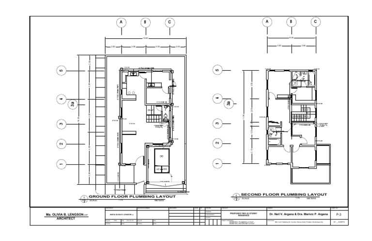 plumbing schematic diagram second floor condos