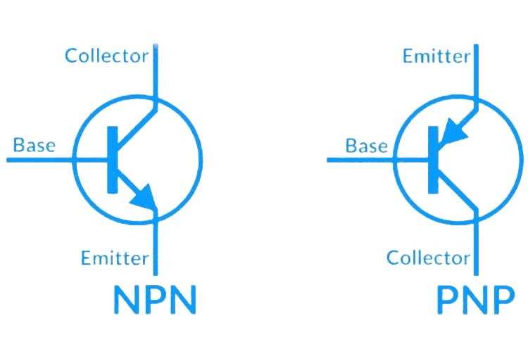 pnp and npn circuit diagram