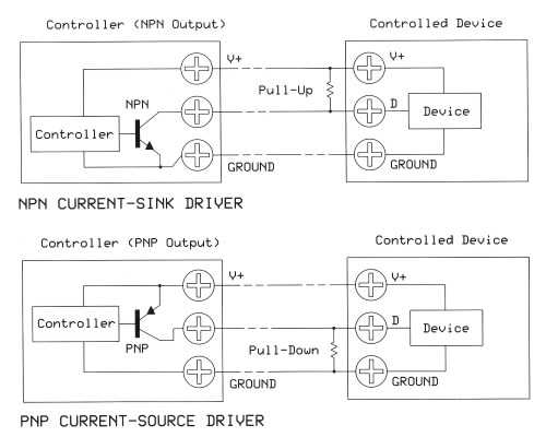 pnp and npn circuit diagram
