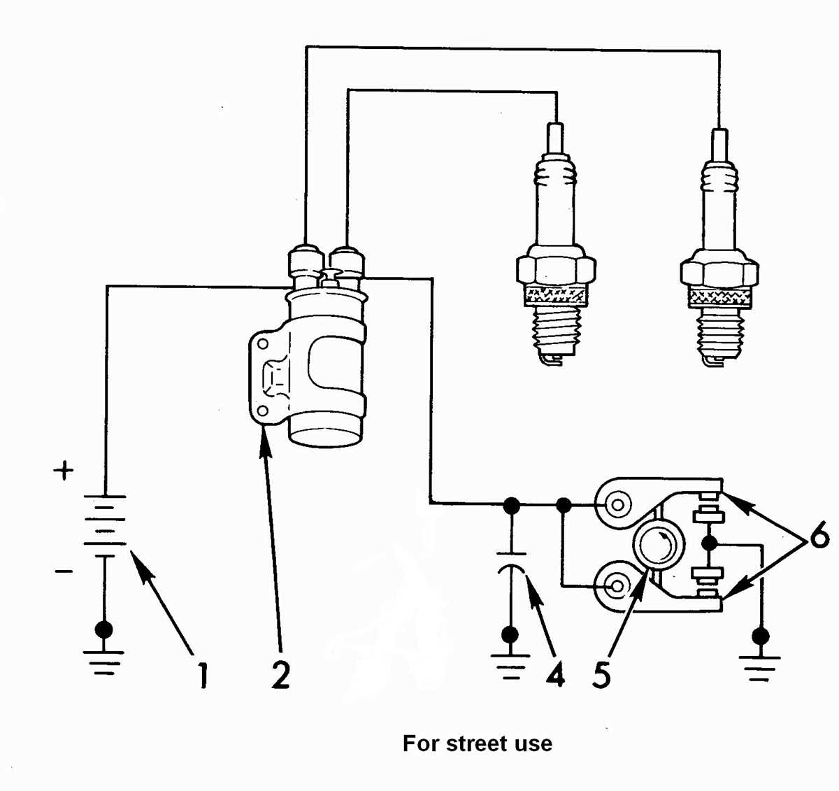 points ignition wiring diagram points ignition wiring diagram