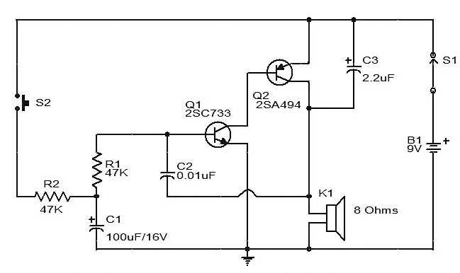 police siren schematic diagram