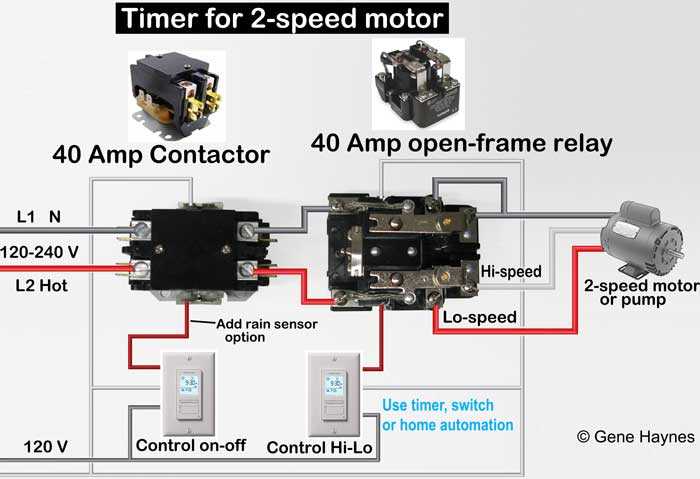 pool pump motor wiring diagram