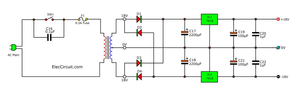 power supply board circuit diagram