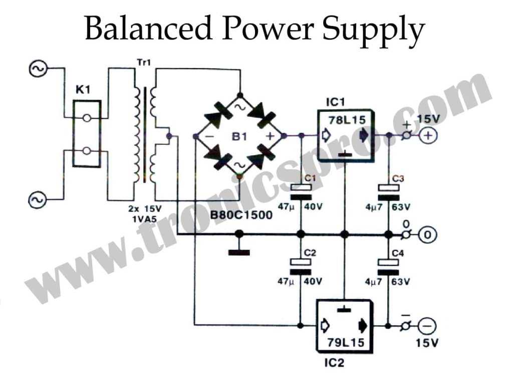 power supply board circuit diagram