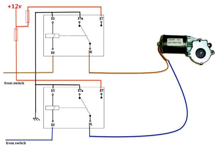 power window relay wiring diagram