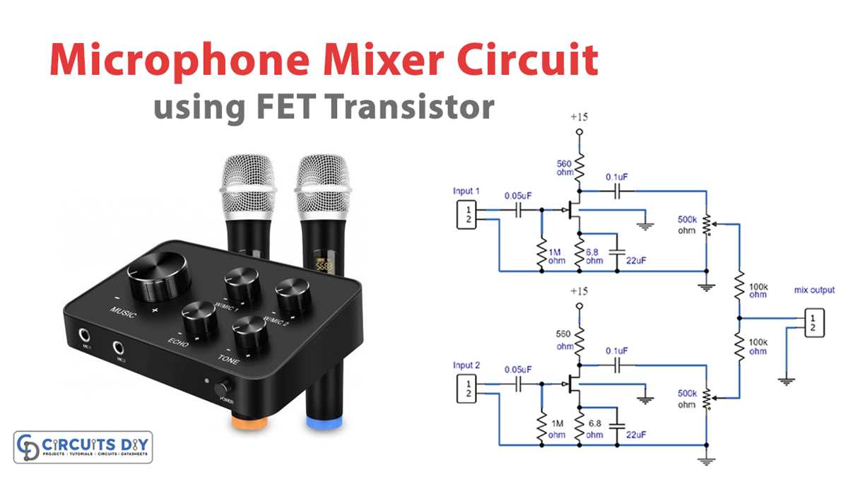 professional audio mixer circuit diagram