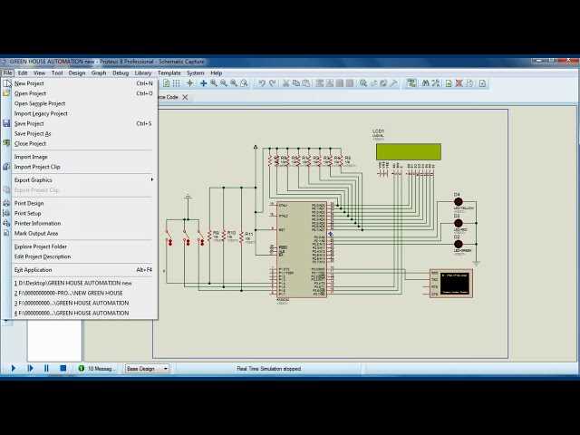 proteus circuit diagram