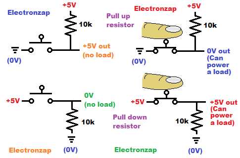 pull up circuit diagram pull up circuit diagram