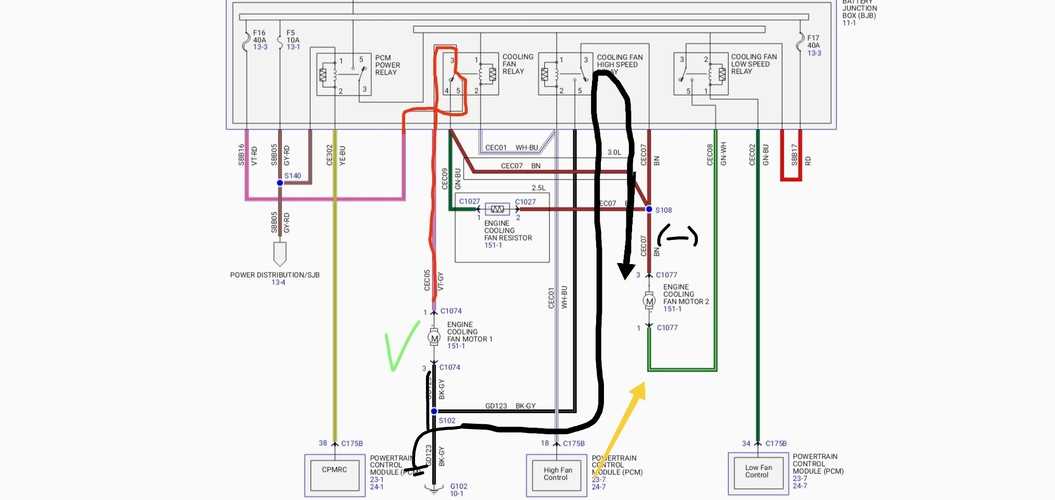 radiator cooling fan wiring diagram radiator cooling fan wiring diagram