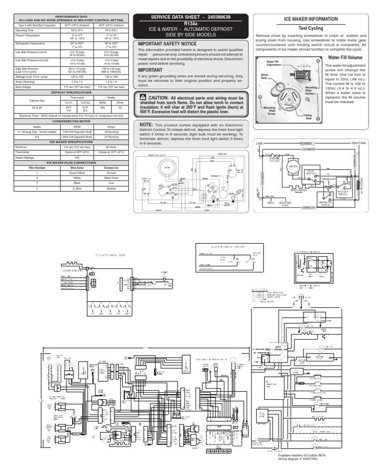 refrigerator electrical wiring diagram
