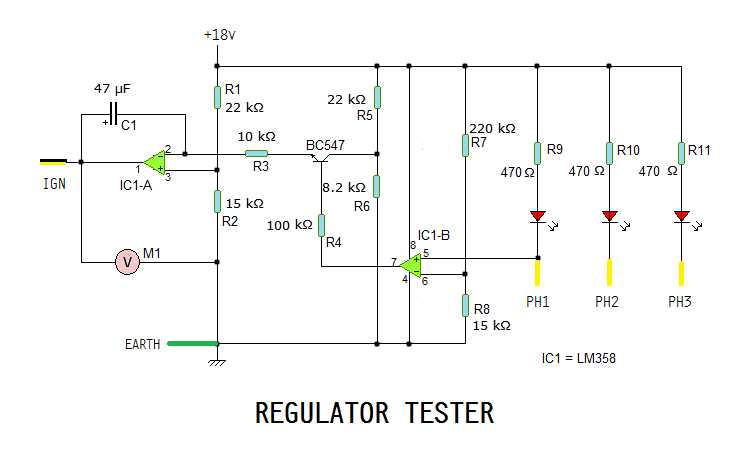 regulator rectifier circuit diagram