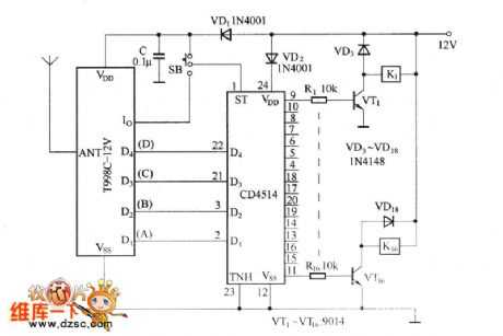 remote control on off switch circuit diagram remote control on off switch circuit diagram