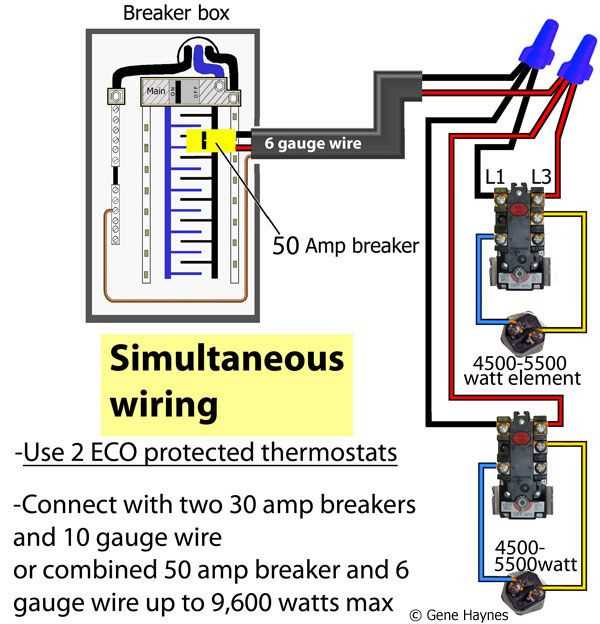 rheem thermostat wiring diagram