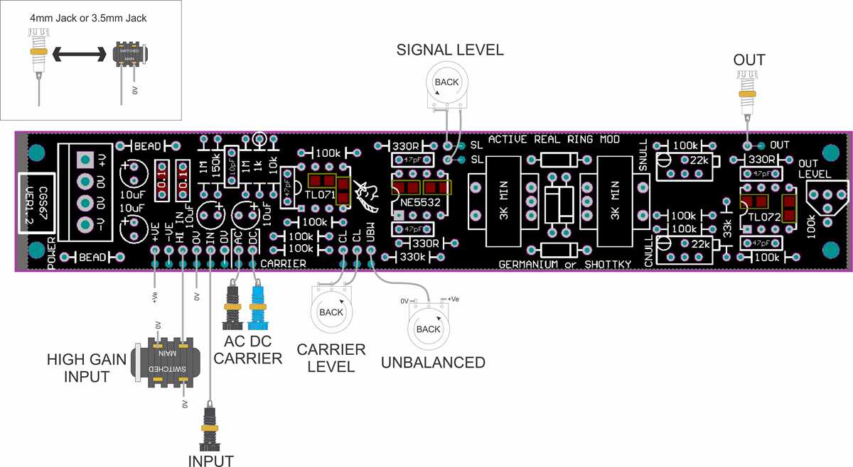 ring modulator circuit diagram
