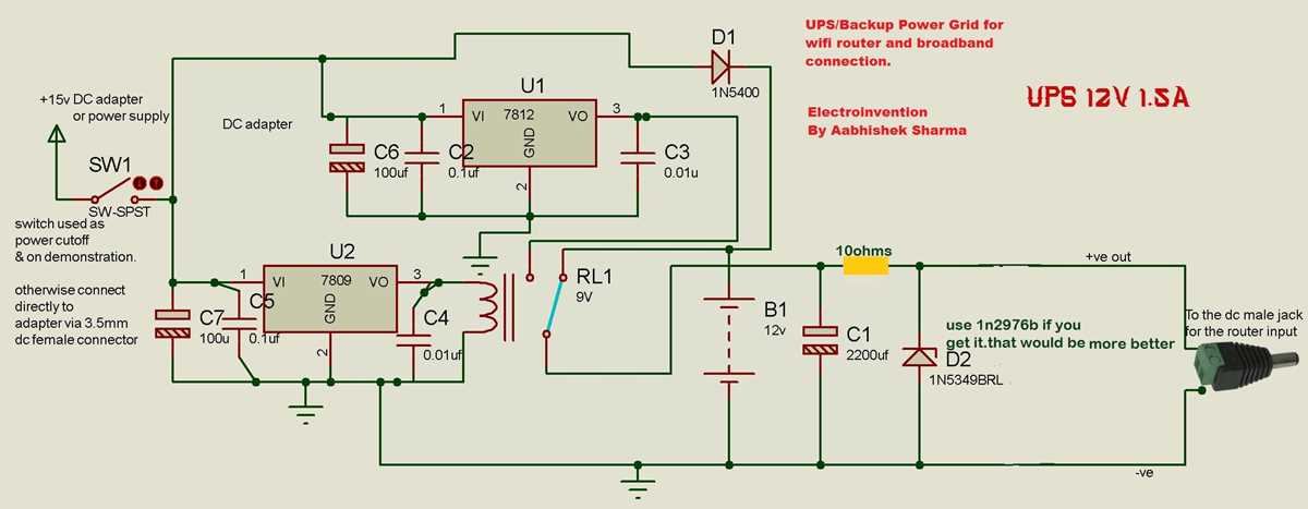 router circuit diagram